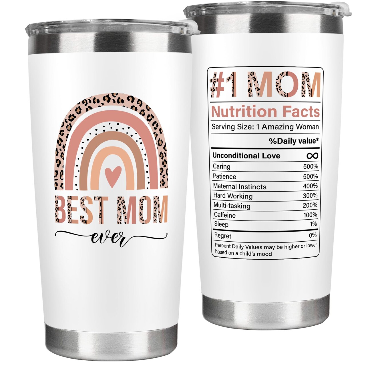 Gifts for Mom from Daughter Son - Birthday, Valentines, Mothers Day Mom Gifts for Wife, Her - Mother's Day Gift Ideas for Mama, Mother - Gift for New Moms, Mothers - 20 Oz Tumbler